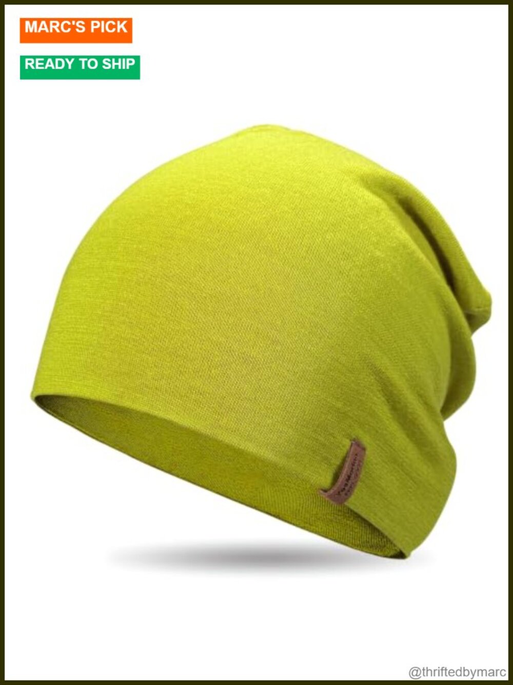 100% Merino Wool Cuffed Beanie Lightweight Moisture Wicking